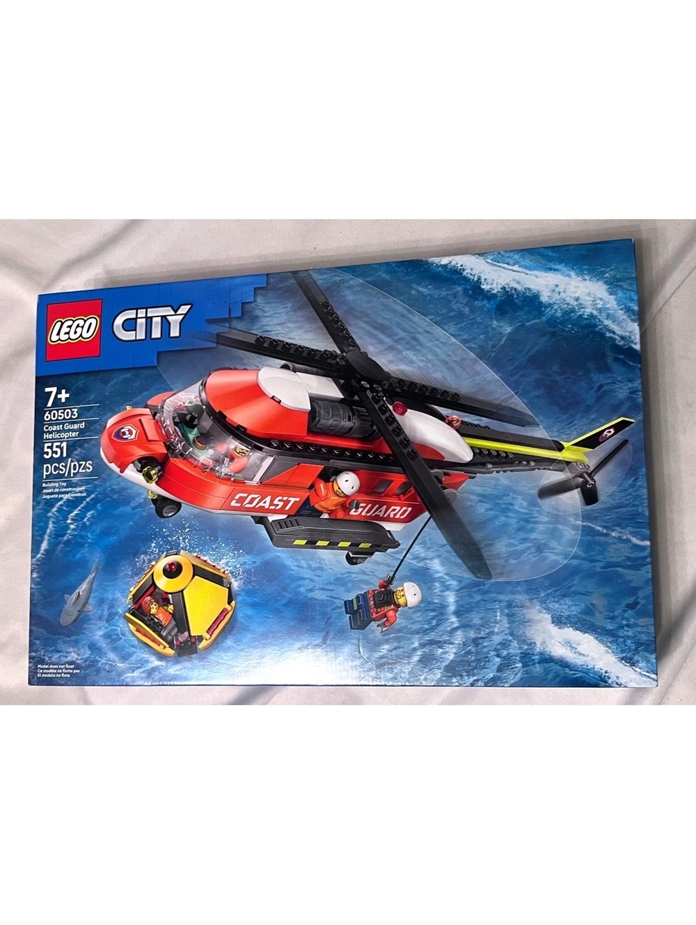 LEGO City 60503 Coast Guard Helicopter Set New Sealed